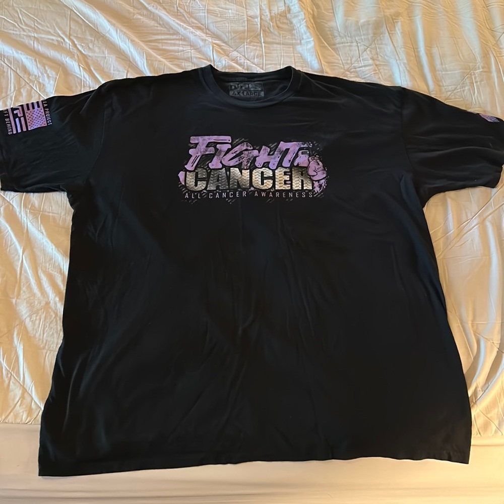 Til Valhalla Project Apparel Company (TVP), 4X Large, Black & Purple T-shirt